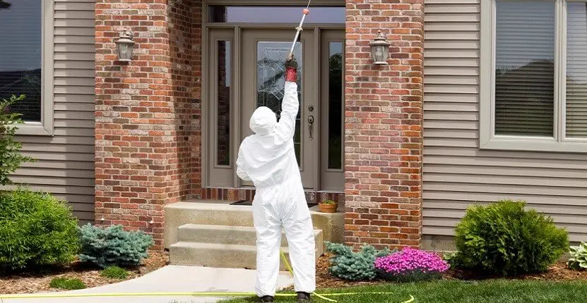Pest control worker