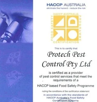 Protech HACCP certification — audit-ready food-safety compliance