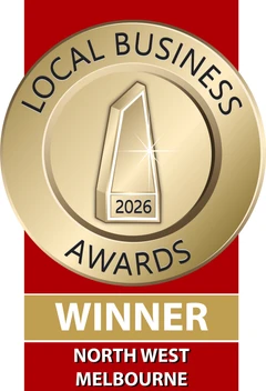 2026 Local Business Awards Winner badge, North West Melbourne